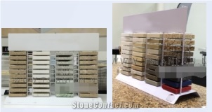 Granite And Marble Stone Sample Desk Display
