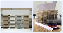 Granite And Marble Stone Sample Desk Display