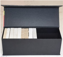 Quartz Stone Wooden Panel Tile Sample Display Box