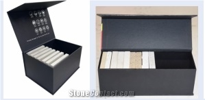 Quartz Stone Wooden Panel Tile Sample Display Box