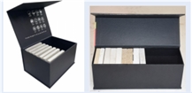 Quartz Stone Wooden Panel Tile Sample Display Box