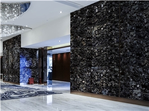 Black Mariance Granite Tiles For Floor And Wall Cladding