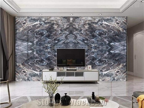Dark Confusion Marble Slab
