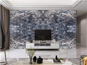 Dark Confusion Marble Slab