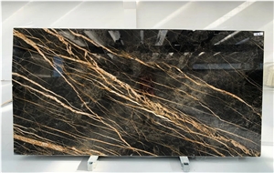 Nero Port Laurent Marble Slab