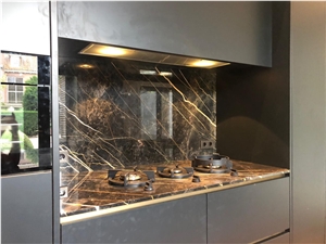 Nero Port Laurent Marble Slab