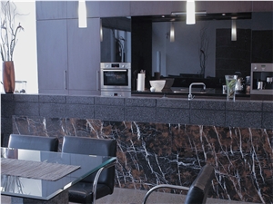 Nero Port Laurent Marble Slab