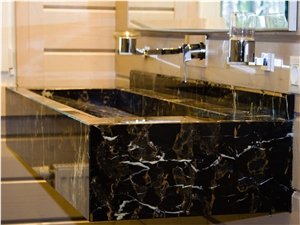 Nero Port Laurent Marble Slab