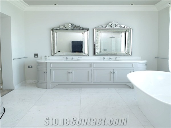 Vietnam Crystal White Marble Slab For Floor/Wall Cladding