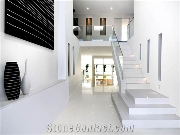 Vietnam Crystal White Marble Slab For Floor/Wall Cladding