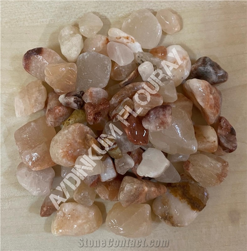 Firde Crystal Gold Marble Pebble Stone