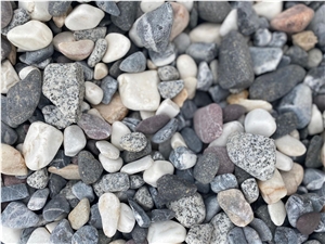 Multicolor River Pebble Stones,Flouray All Mix Pebbles