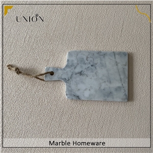 Decorative Tray Marble White Cheese Board For Kitchen