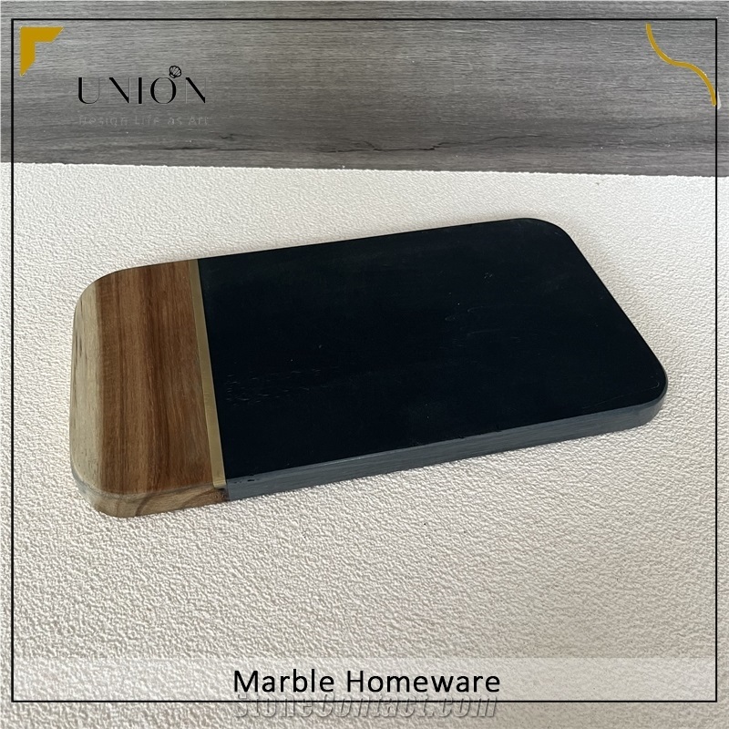 Marble Mix Wood Tray Cutting Board