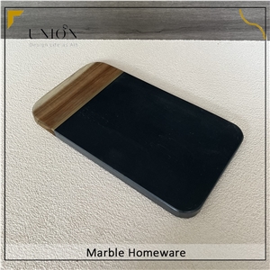 Marble Mix Wood Tray Cutting Board