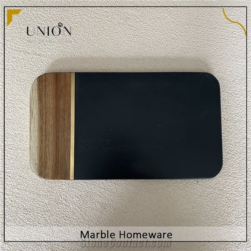 Marble Mix Wood Tray Cutting Board