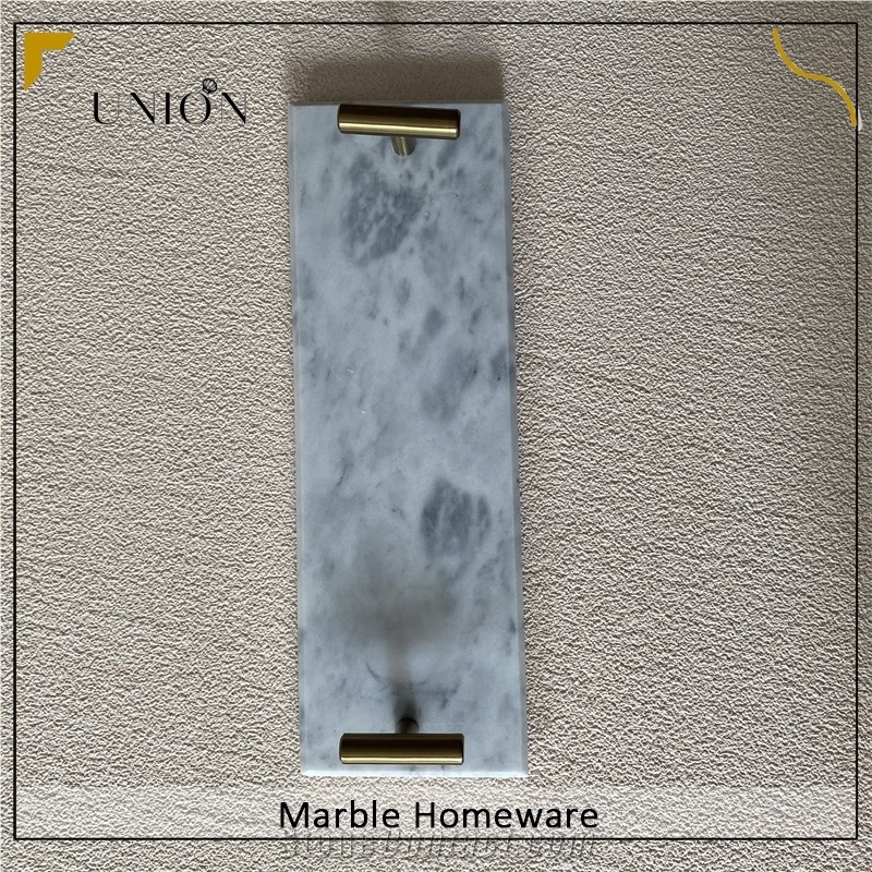 Mini Marble Tray Carrara White Home Decoration Serving Tray