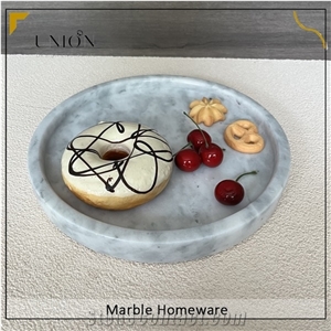 Natural Marble Elegant Serving Tray- Stone Tray