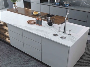 ARABESCATO CORCHIA MARBLE LOOK SINTERED STONE COUNTERTOP