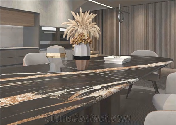 ARARAT LIGHTNING BLACK Sintered Stone TABLETOP FURNITURE