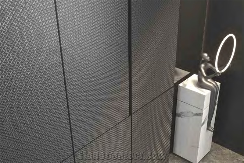 BUGATTI SINTERED STONE PANEL LOCKER ROOM DECOR