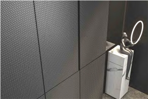 BUGATTI SINTERED STONE PANEL LOCKER ROOM DECOR