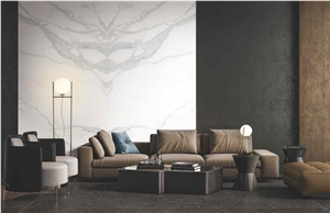 Calacatta Marble Look Sintered Stone Slabs