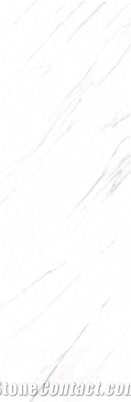 Calacatta White Marble Look Sintered Stone Tiles