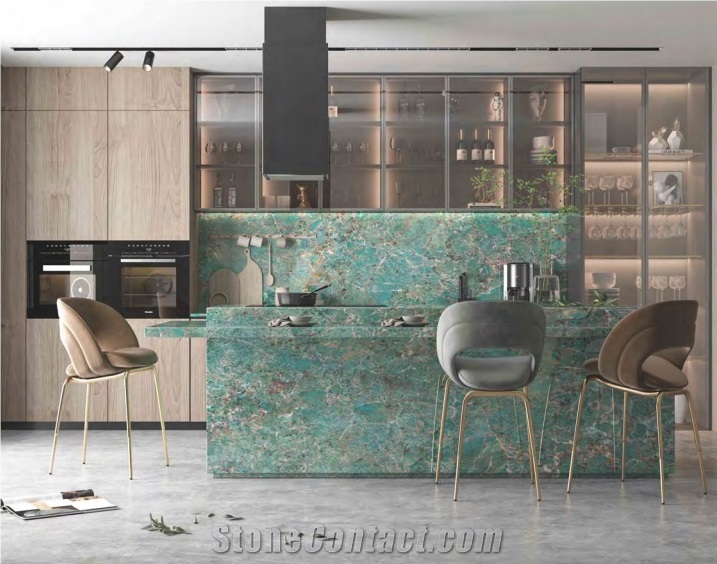 COLUMBIA EMERALD, Artificial Stone Slab, Sintered Stone