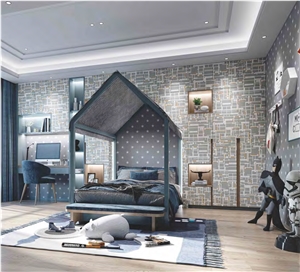 FENDI PIXEL (DARK GREY) Sintered Wall Stone Tiles Slabs