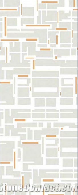 FENDI PIXEL Light Grey, Artificial Stone Slab- Sintered Stone