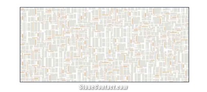 FENDI PIXEL Light Grey, Artificial Stone Slab- Sintered Stone