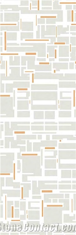 FENDI PIXEL (LIGHT GREY) Sintered Panel Closet Design