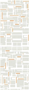 FENDI PIXEL (LIGHT GREY) Sintered Panel Closet Design