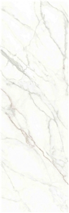 Golden Calacatta Style Sintered Stone Kitchen Countertops