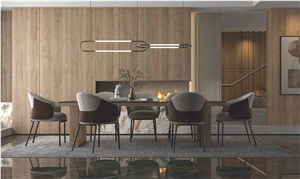 ITALIAN BLACKWALNUT SINTERED STONE WALL TILES SLABS DECOR