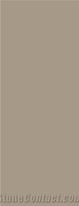 KHAKI GOLD PURE COLOR SINTERED STONE PANEL KITCHEN Cabinet Design