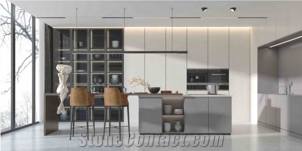 KHAKI WHITE  Artificial Stone Slab, Sintered Stone