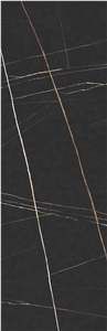 Laurent Black Golden Sintered Stone For Kitchen Tops Tiles