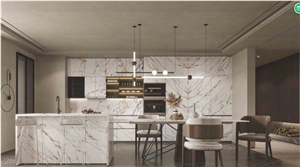 Marble Look Sintered Stone Artificial Marble Stone Wall Tile