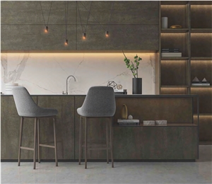 MARTHA GREY SINTERED STONE PANEL FOR KITCHEN DECOR