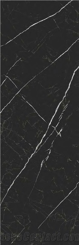 New Bulgaria Black Look Sintered Stone For Kitchen Design