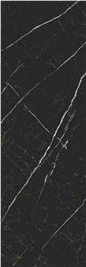 New Bulgaria Black Look Sintered Stone For Kitchen Design