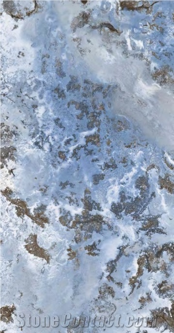 OPAL BLUE CRYSTAL, Artificial Stone Slab, Sintered Stone
