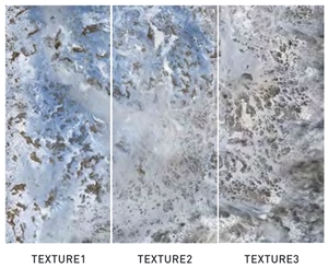 OPAL BLUE CRYSTAL QUARTZITE LOOK SINTERED STONE TILES SLABS