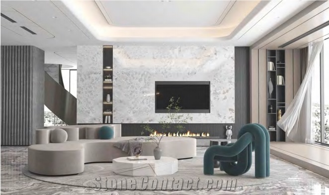 OPAL ICE CRYSTAL, Artificial Stone Slab, Sintered Stone