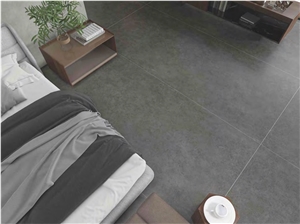PLAIN CEMENT MEDIUM-GREY SINTERED STONE TILES SLABS
