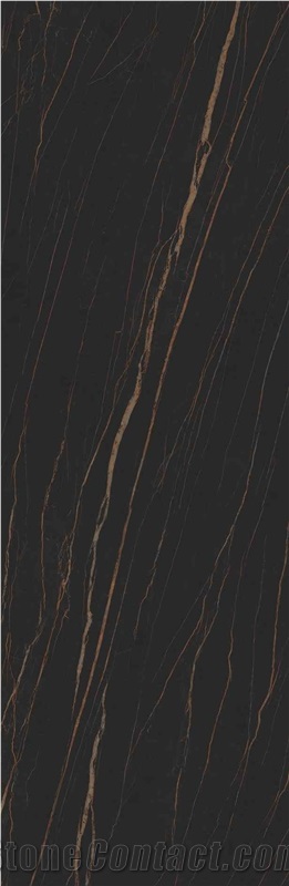 Sahara Black Sintered Stone For Vanity Top Design