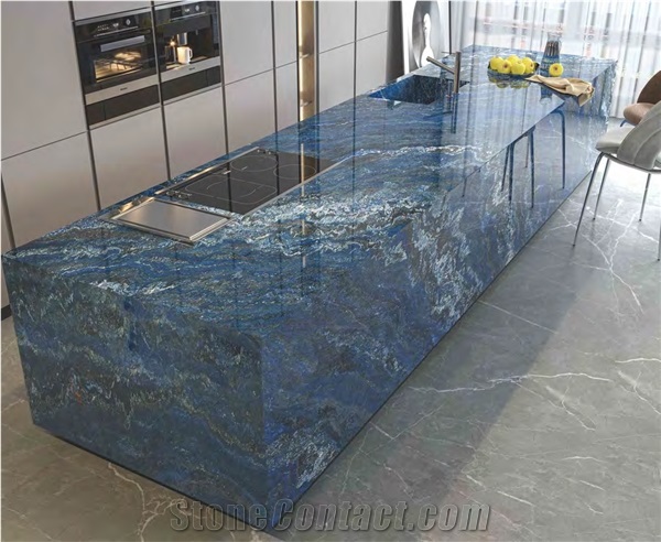 SKYBLUE ISLANDS SINTERED STONE TILES SLABS