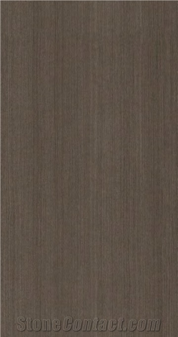 Straight Grain Ebony Artificial Stone Slab, Sintered Stone